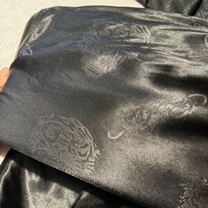 Ed Hardy satin tiger queen sheet set